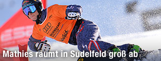 Snowboarder Lukas Mathies