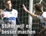 Manuel Weber und Robert Beric (Sturm)