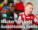 Osagie Bright Edomwonyi (Wacker) und Thomas Reifeltshammer (Ried)