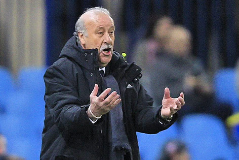 © APA/EPA/Alberto Martin Spanien-Coach Vicente del Bosque