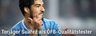 Jubel von Luis Suarez (URU)