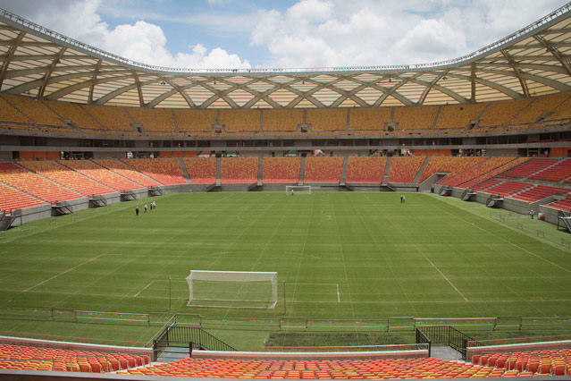 © APA/AP/Alberto Cesar Araujo Arena da Amazonia in Manaus