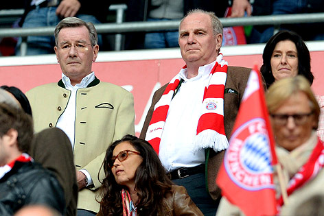 © GEPA/Witters/Matthias Hangst Karl Hopfner und Uli Hoeneß