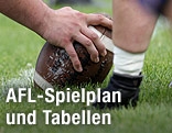 Football und Spielerbeine