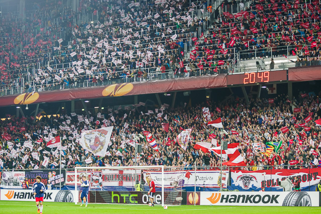 © ORF.at/Dominique Hammer Spielszene von Red Bull Salzburg gegen FC Basel