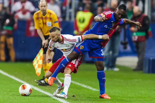 © ORF.at/Dominique Hammer Spielszene von Red Bull Salzburg gegen FC Basel