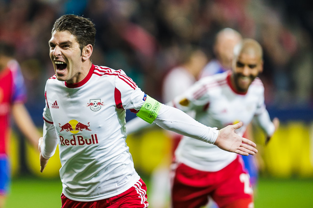 © ORF.at/Dominique Hammer Spielszene von Red Bull Salzburg gegen FC Basel