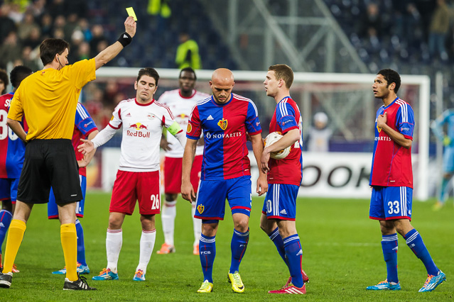© ORF.at/Dominique Hammer Spielszene von Red Bull Salzburg gegen FC Basel
