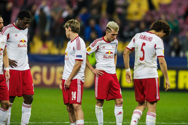 © ORF.at/Dominique Hammer Spielszene von Red Bull Salzburg gegen FC Basel