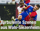 Spielszene von Red Bull Salzburg gegen FC Basel