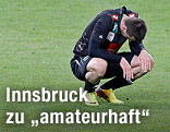 Entt&auml;uschung der Innsbruck-Spieler