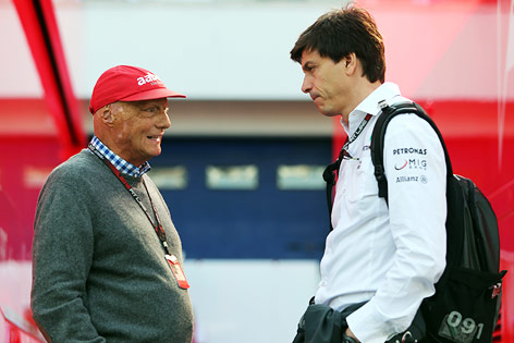 © GEPA/XPB Images/Charniaux Niki Lauda und Toto Wolff