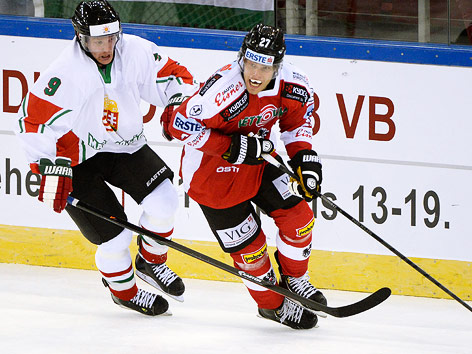 © APA/EPA/Tamas Kovacs Thomas Hundertpfund (Österreich) und Andras Benk (Ungarn)