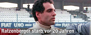 Roland Ratzenberger am 8. März bei Testfahrten in Imola
