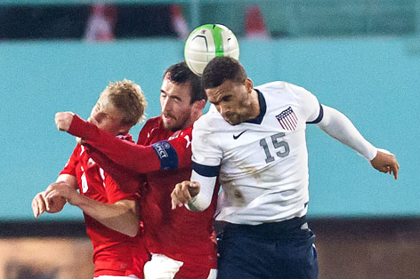 Terrence Boyd (USA) im Spiel gegen Österreich