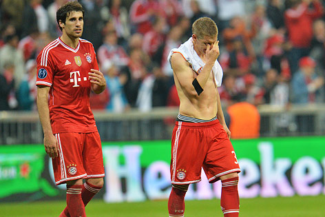 Bastian Schweinsteiger und Javier Martinez
