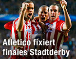 Jubel von Atletico Madrids Spielern