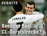 Jubel von Real Madrids Cristiano Ronaldo und Gareth Bale