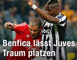 Paul Pogba (Juventus) gegen Maxi Pereira (Benfica)