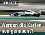 Mercedes auf der Strecke