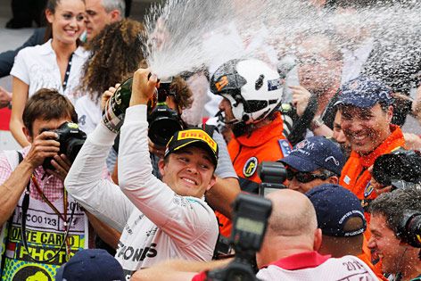Jubel von Nico Rosberg