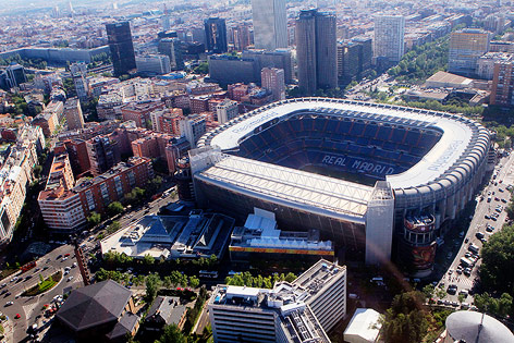 © picturedesk.com/EPA/ZIPI Bernabeu-Stadion in Madrid