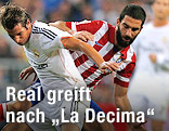 Fabio Coentrao (Real Madrid) gegen Arda Turan (Atletico Madrid)