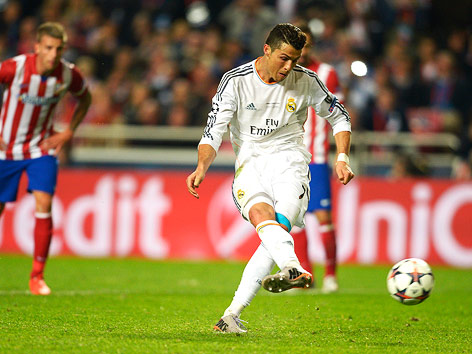 © AP/Manu Fernandez Cristiano Ronaldo beim Elfmeter (Real Madrid)