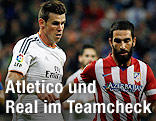 Gareth Bale (Real Madrid) gegen  Arda Turan (Atletico Madrid)