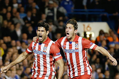 © APA/AP/Kirsty Wigglesworth Diego Costa und Koke, beide Atletico