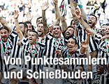 Jubel der Mannschaft von Juventus
