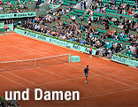 Sandplatz der French Open
