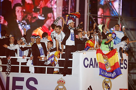 © Reuters/Andrea Comas Feier von Real Madrid Spielern