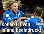 Jubel der Isländer
