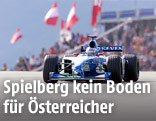 Alexander Wurz in seinem Benetton Renault 1999 auf dem A1 Ring in Spielberg