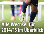 Beine eines Fußballers
