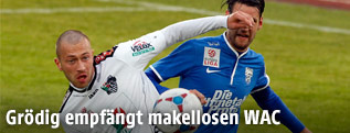 Peter Zulj (WAC) gegen Maximillian Karner (Grödig)