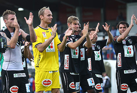 © GEPA/Felix Roittner Jubel der WAC-Spieler
