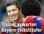 Robert Lewandowski und Dante (Bayern)