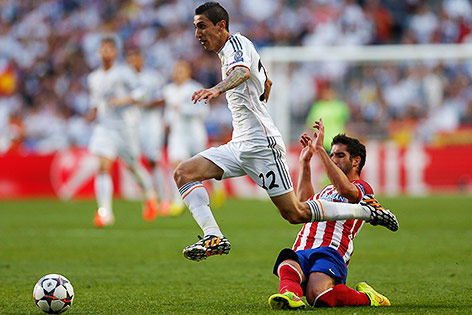 © AP/Daniel Ochoa de Olza Angel Di Maria im Champions League Finale