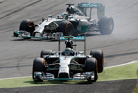 Nico Rosberg, Lewis Hamilton