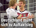 Spielszene EM-Qualifikation Deutschland - Schottland