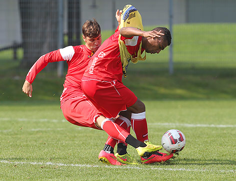 © GEPA/Christian Ort Aleksandar Dragovic und Rubin Okotie (AUT)
