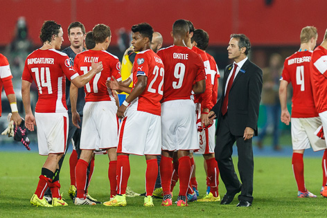 Marcel Koller nach Abpfiff mit dem ÖFB-Team