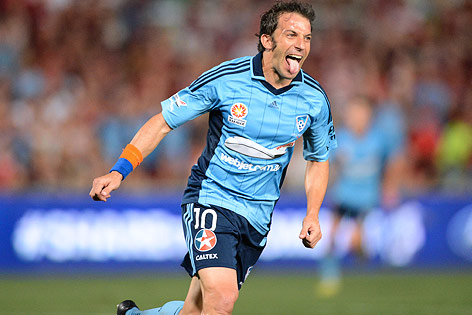 © picturedesk.com/EPA/Dean Lewins Alessandro del Piero im Dress von Sydney FC