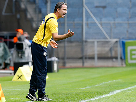 © GEPA/David Rodriguez Trainer Günter Neukirchner (Sturm)