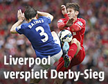 Adam Lallana (Liverpool) und Leighton Baines (Everton)