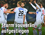 Jubel der Sturm-Spieler