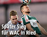 Michael Sollbauer (WAC) und Denis Thomalla (Ried)