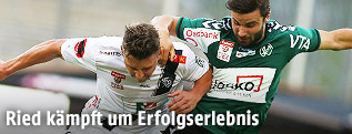 Christopher Wernitznig (WAC) und Dieter Elsneg (Ried)